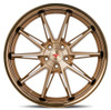 Ferrada Wheels 22x11 Ferrada CM2 Brushed Cobre w/ Polish Bronze Lip 5x115 20mm 