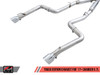 AWE Tuning 17-22 Dodge Charger 5.7L Track Edition Exhaust - Chrome Silver Tips 3015-32120