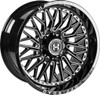 Hardcore Off-Road Wheels 22x12 Hardcore Off-Road HC103 Gloss Black Milled (* May Require Trimming) 8x180 -44mm 