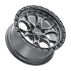 Weld Off-Road Wheels 18x9 Weld Off-Road Ledge W107 Satin Gunmetal w/ Satin Black Lip (Rotary Forged) 6x135 -12mm 