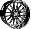 Hardcore Off-Road Wheels 22x12 Hardcore Off-Road HC24 Gloss Black Milled (* May Require Trimming) 8x170 -44mm 