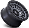 Fuel Off-Road Wheels 17X8.5 Fuel Off-Road Rincon Matte Gunmetal w/ Matte Black Lip FC857 5x5/127 -1mm 