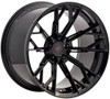 Ferrada Wheels 22x10.5 Ferrada Forge-8 FR11 Obsidian Black (Rotary Forged) 5x5/127 28mm 