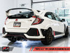 AWE Tuning 17-21 Honda Civic Type R Touring Edition Exhaust w/Front & Mid Pipe - Diamond Blk Tips 3015-43000