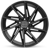 Inovit Wheels 20x8.5 Inovit Turbine II Satin Black Machined w/ Dark Tint (Bi-Directional) (Left) 5x112 5x4.5/114.3 30mm 