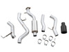 AWE Tuning 21-22 Ford Bronco 0FG Single Rear Exit Exhaust w/Diamond Black Tip & Bash Guard 3015-23789