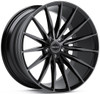 Inovit Wheels 20x8.5 Inovit Torque Satin Black Machined w/ Dark Tint 5x112 35mm 