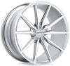 Inovit Wheels 19x9.5 Inovit Frixion 5 Satin Silver Machined & Ball Cut Milled 5x120 35mm 