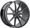 Inovit Wheels 19x9.5 Inovit Frixion 5 Satin Black Machined & Ball Cut Milled w/ Dark Tint 5x112 5x4.5/114.3 38mm 