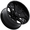 Hartes Metal Wheels 22x12 Hartes Metal Off-Road Strike Satin Black Milled w/ Dark Tint (* May Require Trimming) 6x135 6x5.5/139.7 -44mm 