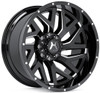 Hartes Metal Wheels 22x12 Hartes Metal Off-Road Stealth Satin Black Milled (Bi-Directional) (Right) (* May Require Trimming) 5x4.5/114.3 5x5/127 -44mm 