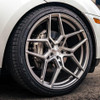 Rohana Wheels 22x10.5 Rohana RFX11 Brushed Titanium (Cross Forged) (Deep Concave) 5x130 22mm 