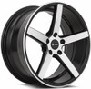 Vors Wheels 18x9 Vors TR5 Gloss Black Machined 5x112 35mm (CUSTOM) 