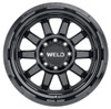 Weld Off-Road Wheels (Black Friday Sale) 20x10 Weld Off-Road Stealth W168 Gloss Black (Rotary Forged) 6x135 6x5.5/139.7 -18mm 
