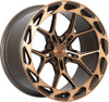 Rohana Wheels 20x11 Rohana RFX19 Bronze Machined (Cross Forged) (Extreme Deep Concave) 5x112 18mm 