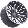 TIS Off-Road Wheels 22X12 TIS Off-Road 566BSM Brushed Silver & Milled (* May Require Trimming) 8x180 -44mm 