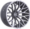 TIS Off-Road Wheels 24X12 TIS Off-Road 566BSM Brushed Silver & Milled (* May Require Trimming) 6x135 -44mm 