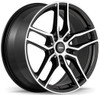 Konig Wheels 16x7.5 Konig Intention Gloss Black Machined Face 5x120 35mm 