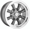 Konig Wheels 16X7 Konig Rewind Graphite w/ Machined Lip 4x4.5/114.3 0mm 