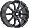 Konig Wheels 17x7 Konig Control Matte Black 5x100 5x4.5/114.3 45mm 