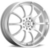 Konig Wheels 16X7 Konig Lightning Gloss White w/ Machined Lip 5x100 5x4.5/114.3 40mm 