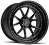 Aodhan Wheels (Black Friday Sale) 19x8.5 Aodhan DS08 Gloss Black w/ Gold Rivets (Flow Formed) 5x120 35mm 