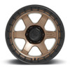 Fuel Off-Road Wheels 18x9 Fuel Off-Road Block Matte Bronze w/ Black Ring D751 6x5.5/139.7 -12mm 