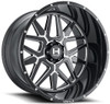 Hostile Wheels 22x10 Hostile H128 Diablo Blade Cut (6 Lug) 6x5.5/139.7 -25mm 
