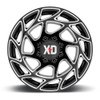 XD Series Wheels (Clearance - No Returns) 17x9 XD Series XD860 Onslaught Gloss Black Milled 5x5/127 0mm 