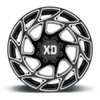 XD Series Wheels (Clearance - No Returns) 17x9 XD Series XD860 Onslaught Gloss Black Milled 5x5/127 0mm 