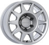 Nomad Off-Road Wheels (Clearance - No Returns) 17x8.5 Nomad Off-Road 505 TOURING OE SILVER (Flow Form) 6x135 0mm 