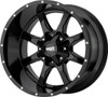 Moto Metal Wheels (Clearance - No Returns) 18x10 Moto Metal MO970 Gloss Black Milled Lip  6x135 6x5.5/139.7 -24mm* 