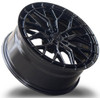Marquee Wheels 20x9 Marquee M1665 Gloss Black (Flow Formed) 5x120 25mm 