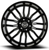 Artem Off-Road Wheels 22x10 Artem Off-Road A204 DIV Gloss Black 5x5/127 5x4.5/114.3 -19mm 
