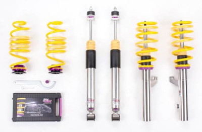 KW Coilover Kit V3 Audi A3 (8V) & Golf VII FWD/ TDI 35281028 KW Coilover Kit V3 Audi A3 (8V) & Golf VII FWD/ TDI 35281028