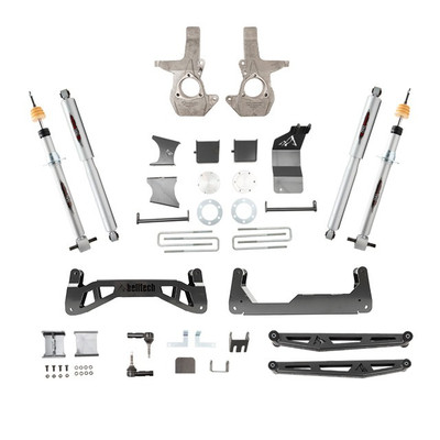 Belltech 16-18 Chevrolet Silverado / GMC Sierra 1500 4WD 7in Suspension Lift Kit w/ Shocks 150203TP Belltech 16-18 Chevrolet Silverado / GMC Sierra 1500 4WD 7in Suspension Lift Kit w/ Shocks 150203TP