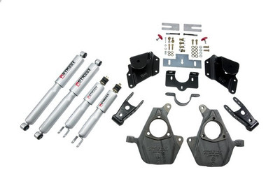 Belltech LOWERING KIT WITH SP SHOCKS 05-06 Silverado/Sierra 1500 2WD (Ext Cab, With Factory Front Torsion Bar) & 07 Classic 947SP