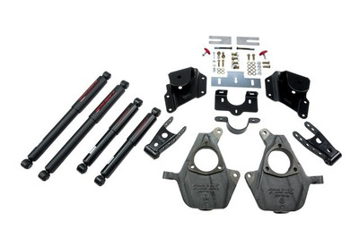 Belltech LOWERING KIT WITH ND2 SHOCKS 05-06 Silverado/Sierra 1500 2WD (Ext Cab, With Factory Front Torsion Bar) & 07 Classic 947ND Belltech LOWERING KIT WITH ND2 SHOCKS 05-06 Silverado/Sierra 1500 2WD (Ext Cab, With Factory Front Torsion Bar) & 07 Classic 947ND