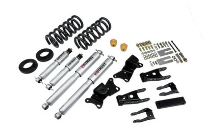 Belltech LOWERING KIT WITH SP SHOCKS 90-96 C2500 Ext Cab Single Rear Wheel 8-Lug Only & 92-96 C3500 Crew Cab 720SP Belltech LOWERING KIT WITH SP SHOCKS 90-96 C2500 Ext Cab Single Rear Wheel 8-Lug Only & 92-96 C3500 Crew Cab 720SP