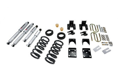Belltech LOWERING KIT WITH SP SHOCKS 04-06 Silverado/Sierra 1500 2wd (Crew Cab 4DR) & 2007 Silverado/Sierra 1500 2wd (Crew Cab 4DR) 673SP Belltech LOWERING KIT WITH SP SHOCKS 04-06 Silverado/Sierra 1500 2wd (Crew Cab 4DR) & 2007 Silverado/Sierra 1500 2wd (Crew Cab 4DR) 673SP