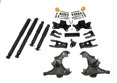 Belltech LOWERING KIT WITH ND2 SHOCKS 90-96 C2500 Ext Cab - Single Rear Wheel 8-Lug Only & 89-96 C3500 Crew Cab / Dually 721ND Belltech LOWERING KIT WITH ND2 SHOCKS 90-96 C2500 Ext Cab - Single Rear Wheel 8-Lug Only & 89-96 C3500 Crew Cab / Dually 721ND