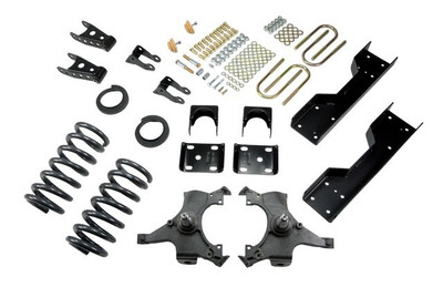 Belltech LOWERING KIT W/O SHOCKS 92-98 Chevrolet Silverado/Sierra C1500 (Std Cab) 689 Belltech LOWERING KIT W/O SHOCKS 92-98 Chevrolet Silverado/Sierra C1500 (Std Cab) 689