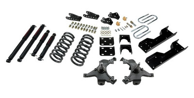 Belltech LOWERING KIT WITH ND2 SHOCKS 90-94 Chevrolet Silverado/Sierra C1500 (454 SS Only) & 88-98 Chevrolet Silverado/Sierra C2500 (All ext 8 Lug) 702ND Belltech LOWERING KIT WITH ND2 SHOCKS 90-94 Chevrolet Silverado/Sierra C1500 (454 SS Only) & 88-98 Chevrolet Silverado/Sierra C2500 (All ext 8 Lug) 702ND