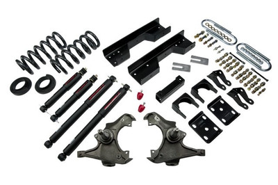 Belltech LOWERING KIT WITH ND2 SHOCKS 90-96 C2500 Ext Cab - Single Rear Wheel 8-Lug Only & 89-96 C3500 Crew Cab / Dually 722ND Belltech LOWERING KIT WITH ND2 SHOCKS 90-96 C2500 Ext Cab - Single Rear Wheel 8-Lug Only & 89-96 C3500 Crew Cab / Dually 722ND