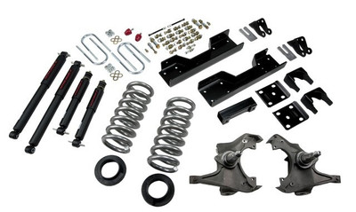 Belltech LOWERING KIT WITH ND2 SHOCKS 97-00 C2500 Ext. & Crew Cabs & 97-00 C3500 (All Cabs) & Dually 717ND Belltech LOWERING KIT WITH ND2 SHOCKS 97-00 C2500 Ext. & Crew Cabs & 97-00 C3500 (All Cabs) & Dually 717ND