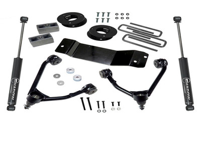 Superlift 07-16 Chevy Silv 1500 4WD 3.5in Lift Kit w/ Cast Steel Control Arms & Rear Shocks 3700 Superlift 07-16 Chevy Silv 1500 4WD 3.5in Lift Kit w/ Cast Steel Control Arms & Rear Shocks 3700