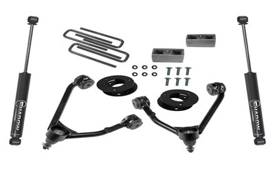 Superlift 07-16 Chevy Silv 1500 2WD 3.5in Lift Kit w/ Cast Steel Control Arms & Rear Shocks 3850 Superlift 07-16 Chevy Silv 1500 2WD 3.5in Lift Kit w/ Cast Steel Control Arms & Rear Shocks 3850