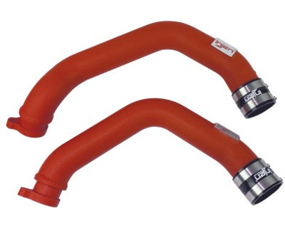 Injen 15-16 BMW M3(F80)/M4 (F82/83) 3.0L L6 Twin Turbo 2PC Aluminum Int. Charge Pipe - Wrinkle Red SES1116ICPWR Injen 15-16 BMW M3(F80)/M4 (F82/83) 3.0L L6 Twin Turbo 2PC Aluminum Int. Charge Pipe - Wrinkle Red SES1116ICPWR