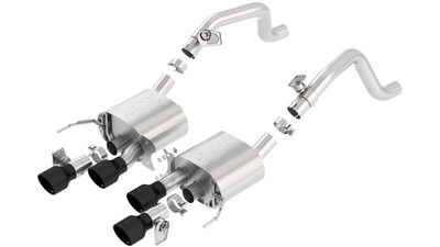 Borla 14-19 C7 Corvette Stingray Axle-Back ATAK Exhaust 2.75in To Muffler Dual 2.75in Out 4.25in Tip 11856CB
