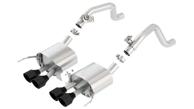 Borla 14-19 C7 Corvette Stingray Axle-Back ATAK Exhaust 2.75in to Muffler Dual 2.0in Out 4.25in Tip 11863CB
